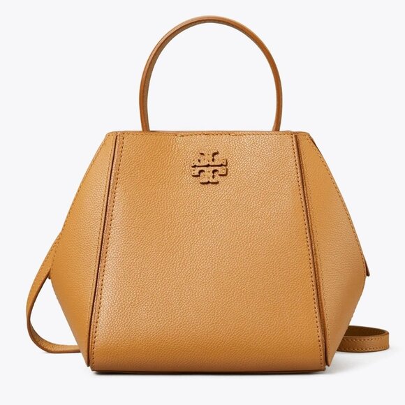 NWT ✅Tory Burch MCGRAW Bucket Bag ~ #158499-0624 ~ TIRAMISU ~ NWT & DUST BAG - Picture 7 of 17